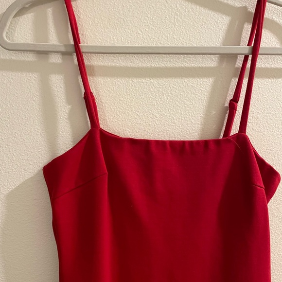 Lulus Paulina Red Bodycon Midi Dress - Picture 6 of 8